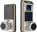 K1 Fingerprint, Keyless Entry, Keypad Lock, Biometric, Digital Door Lock for Home and Office (Silver)