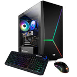 Element Pro 161I Gaming Desktop Computer, Intel Core I7-10700F 2.90Ghz, 16GB RAM, 240GB SSD+2TB HDD, NVIDIA Geforce GTX 1660 6GB, Windows 10