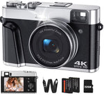 4K Digital Camera for Photography Autofocus 48MP Vlogging Camera for Youtube 16X Digital Zoom Cameras with SD Card