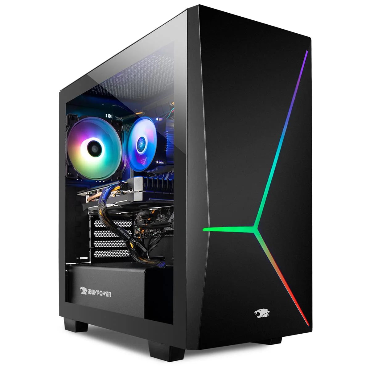 Element Pro 161I Gaming Desktop Computer, Intel Core I7-10700F 2.90Ghz, 16GB RAM, 240GB SSD+2TB HDD, NVIDIA Geforce GTX 1660 6GB, Windows 10