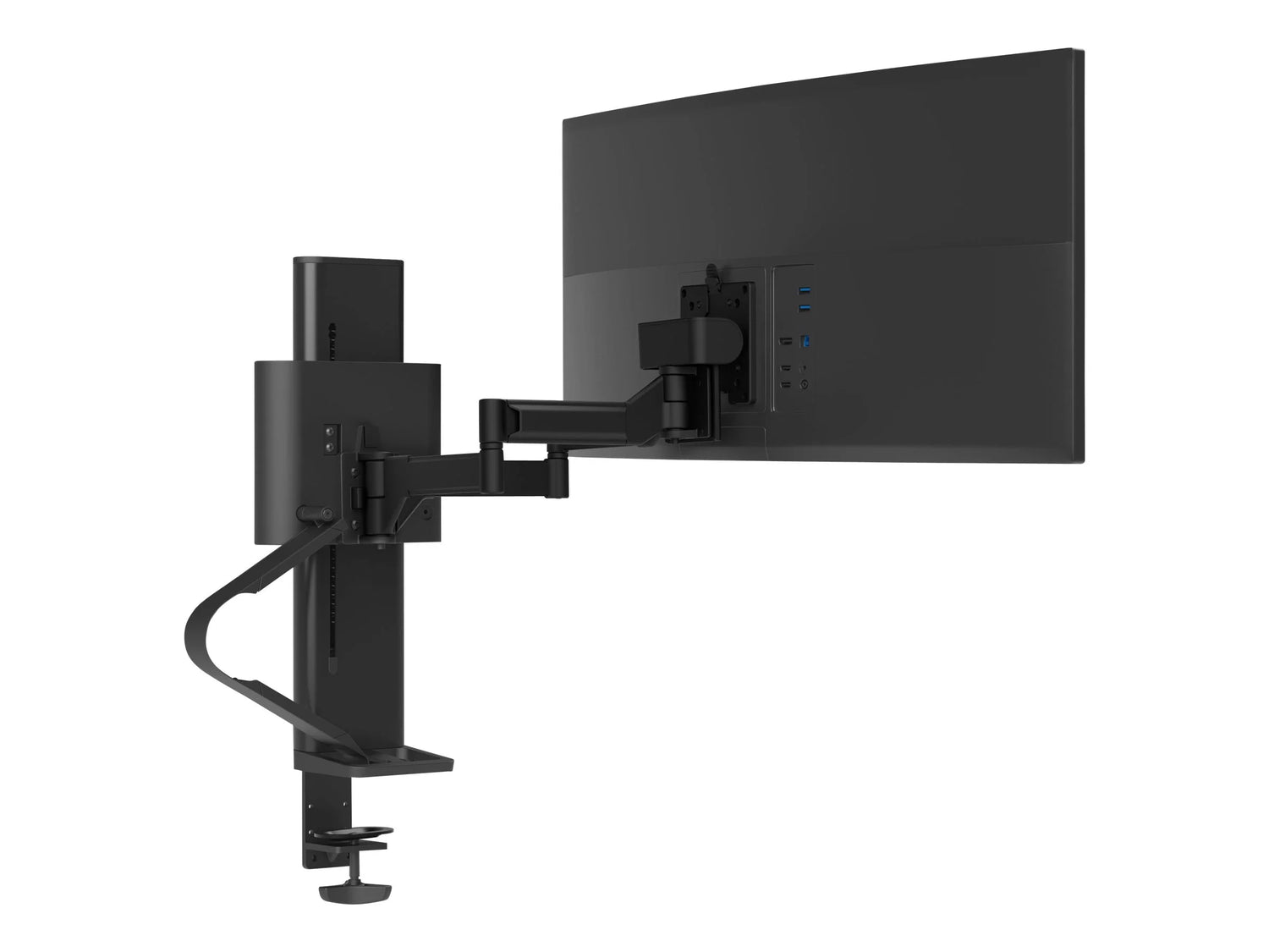 TRACE Desk Mount for Monitor LCD Display Matte Black 45630224