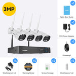 8CH 5Mp Wireless Wifi Camera Security System CCTV Camera Video Surveillance Kit NVR Indoor Outdoor Two-Way Audio Xmeye