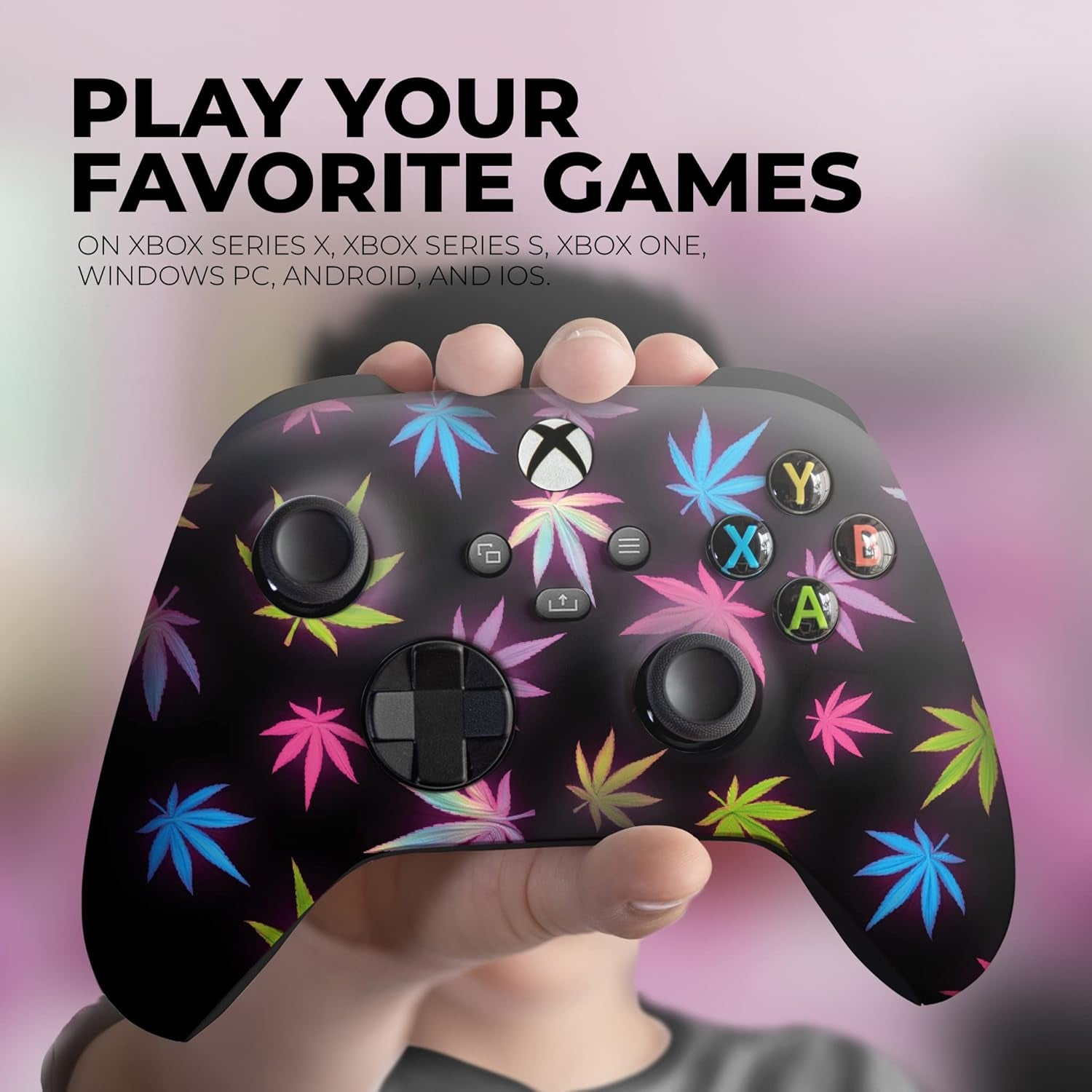 Original X-Box Modded Controller Special Edition Customized Compatible with X-Box One S/X-Box Series X/S & Windows 10 Made with Advanced Hydrodip Print Technology (Not Just a Skin)
