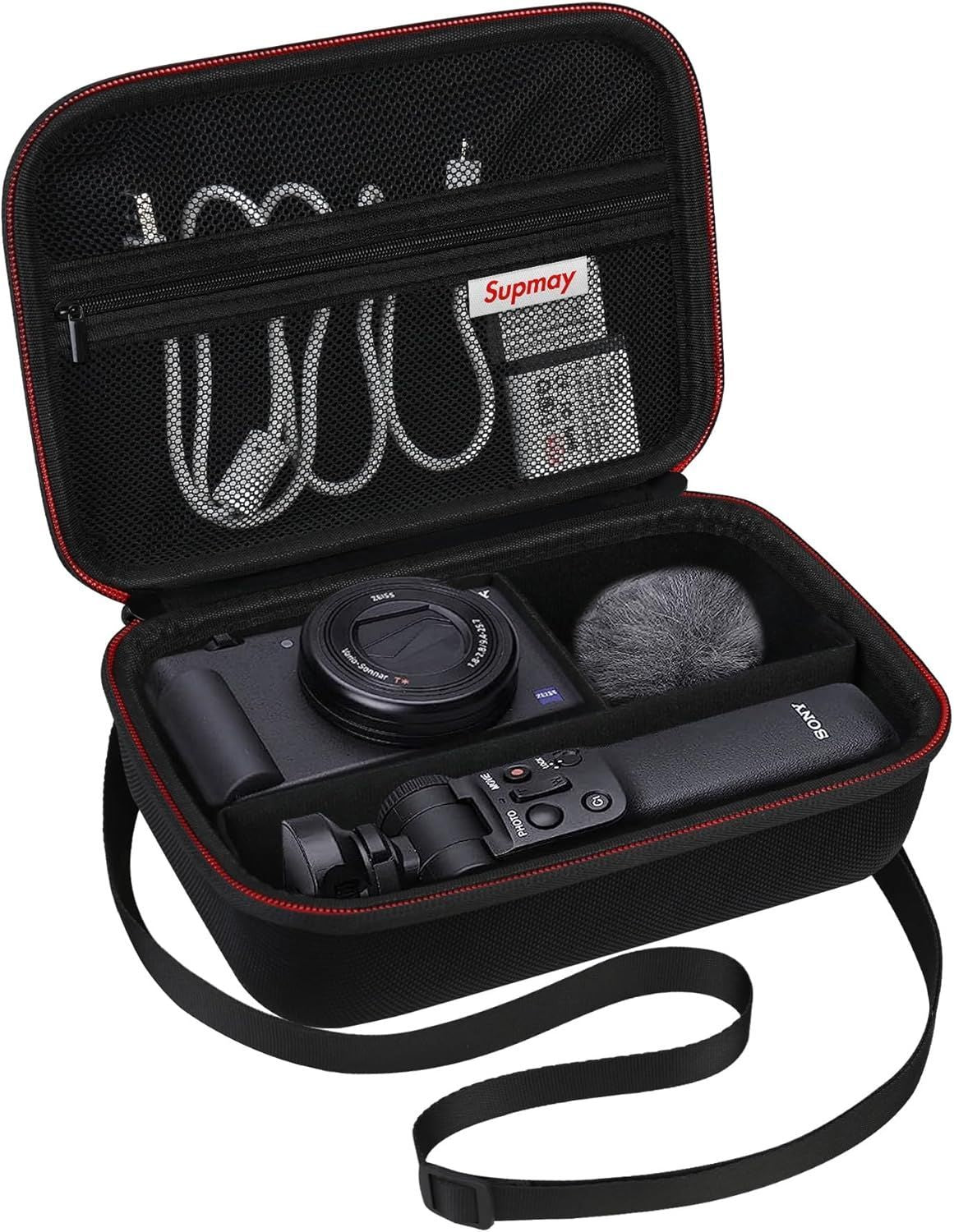 Hard Travel Case for Sony ZV-1F / ZV-1 / II Digital Camera, Black