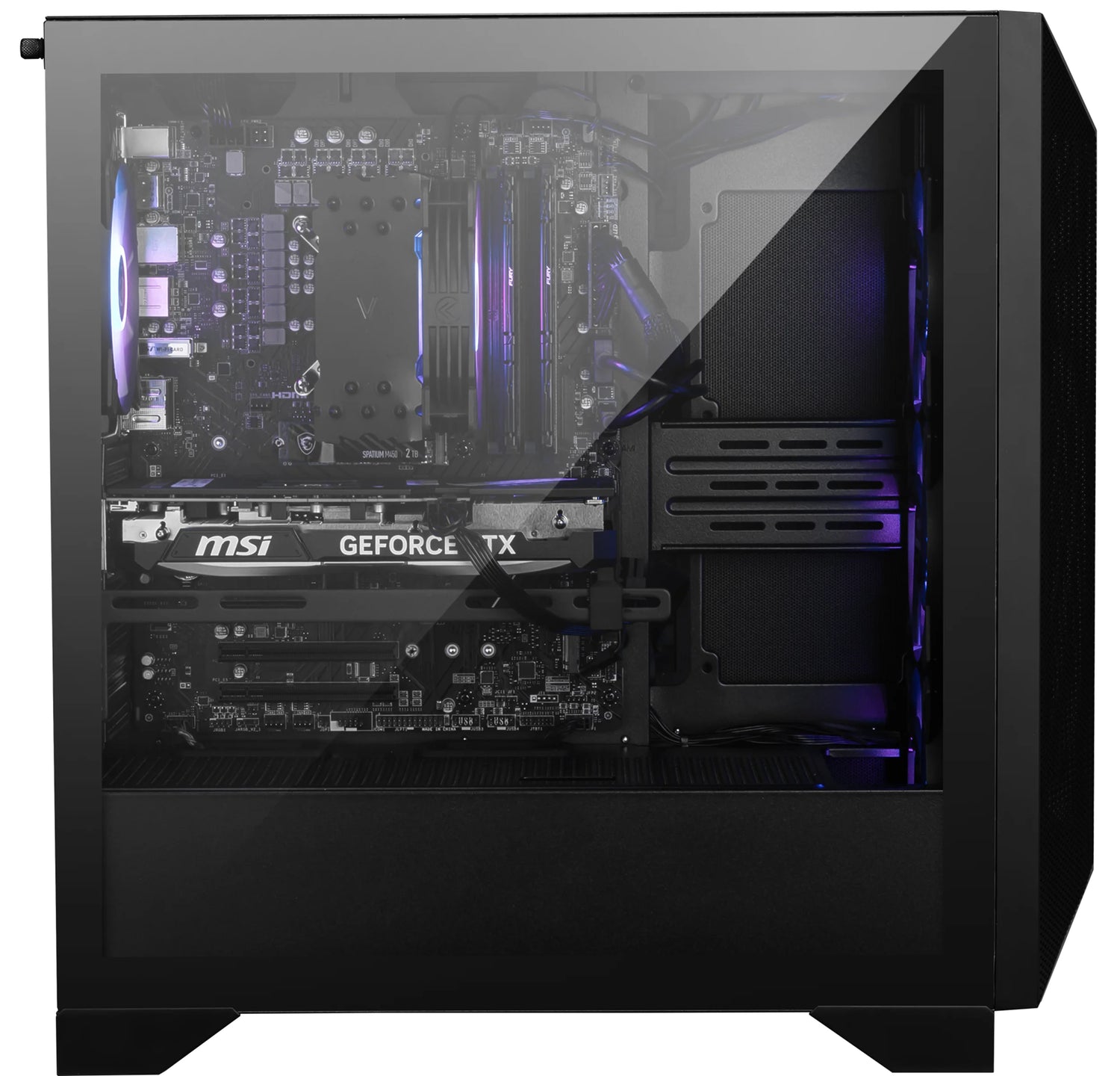 Aegis R2 Gaming Desktop Intel I7-14700F NVIDIA RTX 5060Ti - 32GB DDR5 2TB SSD Win 11 Black (Get Battlefield 6 with Purchase - See Instructions)