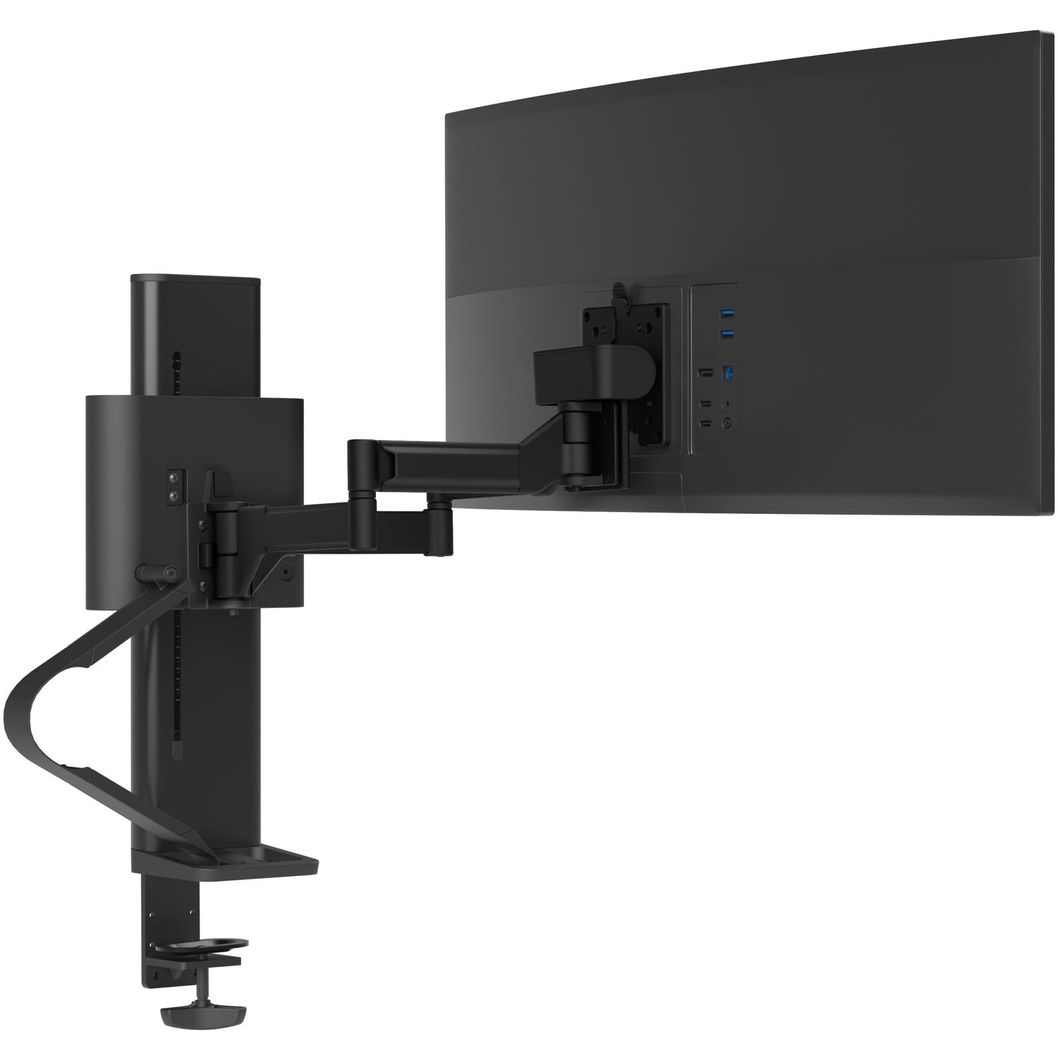 TRACE Desk Mount for Monitor LCD Display Matte Black 45630224