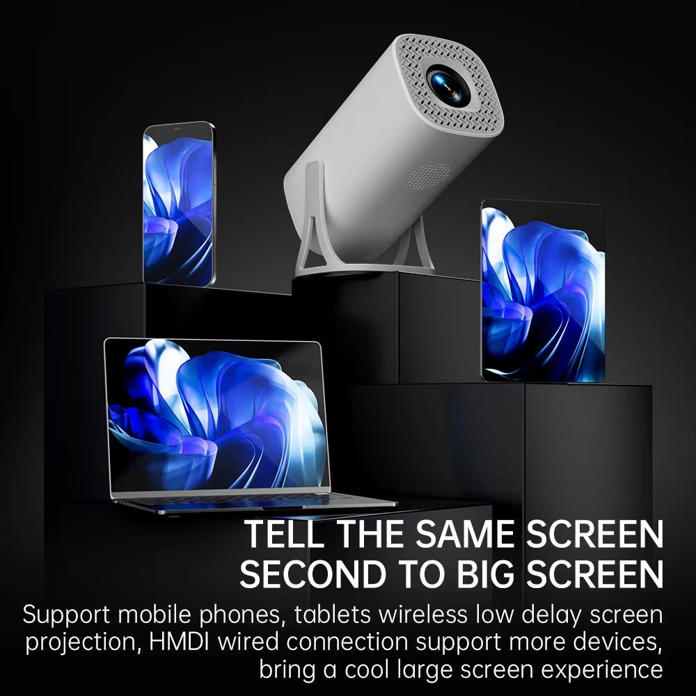 S40GE Android 11 Gaming Projector 64GB TF Card Wireless Gaming Controller Dual WIFI 1280*720P Home Theater Portable Projector