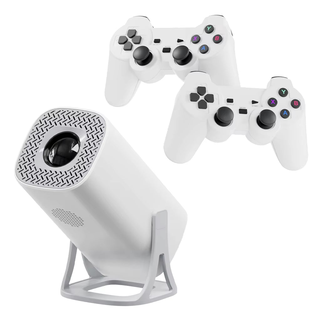 S40GE Android 11 Gaming Projector 64GB TF Card Wireless Gaming Controller Dual WIFI 1280*720P Home Theater Portable Projector