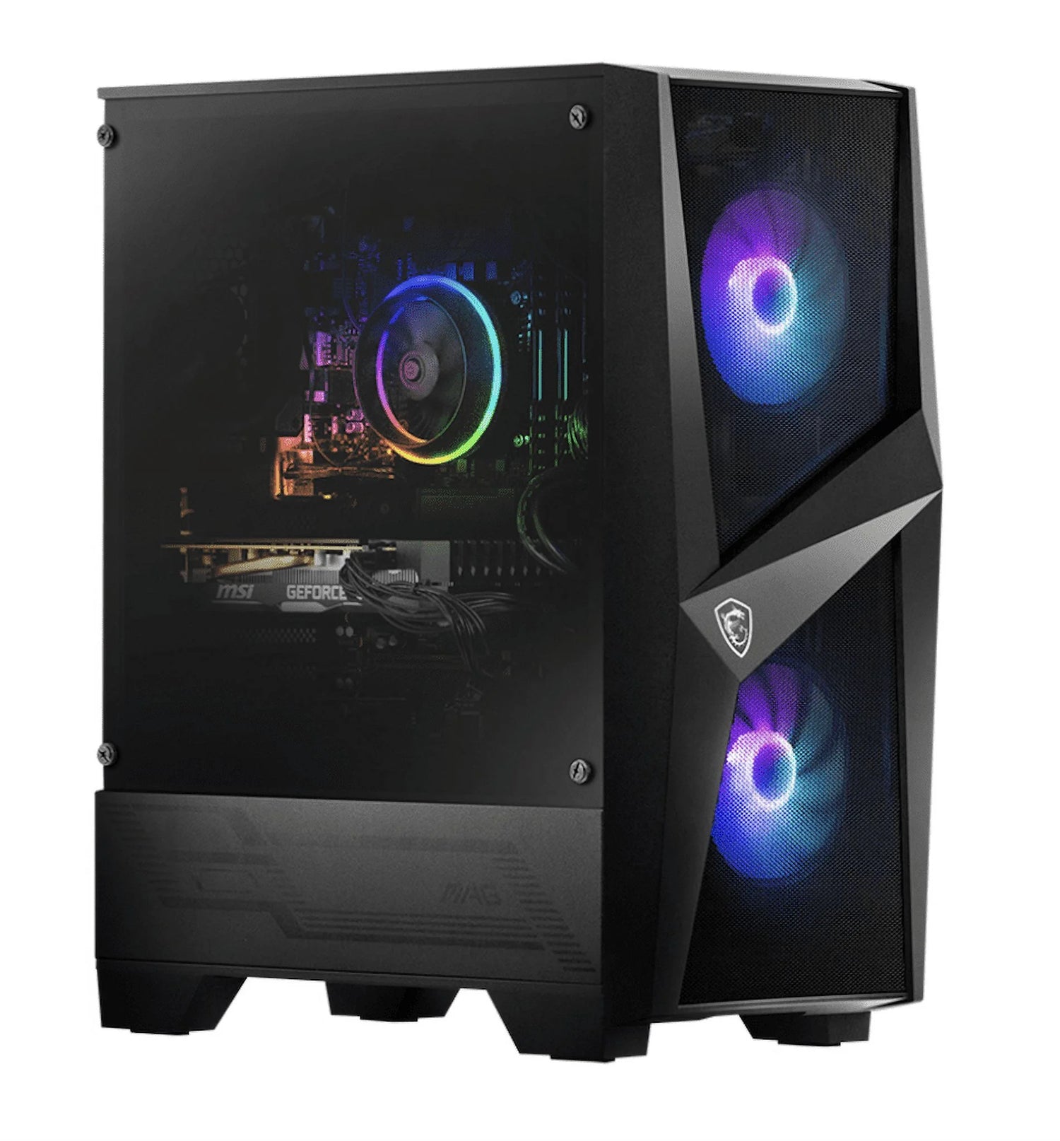 Codex R Gaming Desktop PC (6-Core Intel I5-12400F, Geforce RTX 4060 8GB, 32GB DDR5, 512GB SSD + 2TB HDD, RGB Fans, 650W PSU, RGB Backlit KYB, Mouse, VR Ready, AC Wifi, Win 11 Pro)