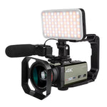 4K UHD High Quality 12X Optical Zoom Camcorder Outdoor Live Streaming Vlog Camera ORDRO